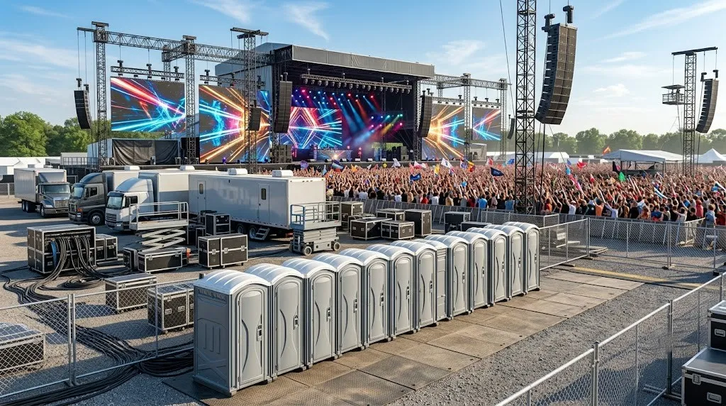 Concert Restroom Rental in Hollywood, FL