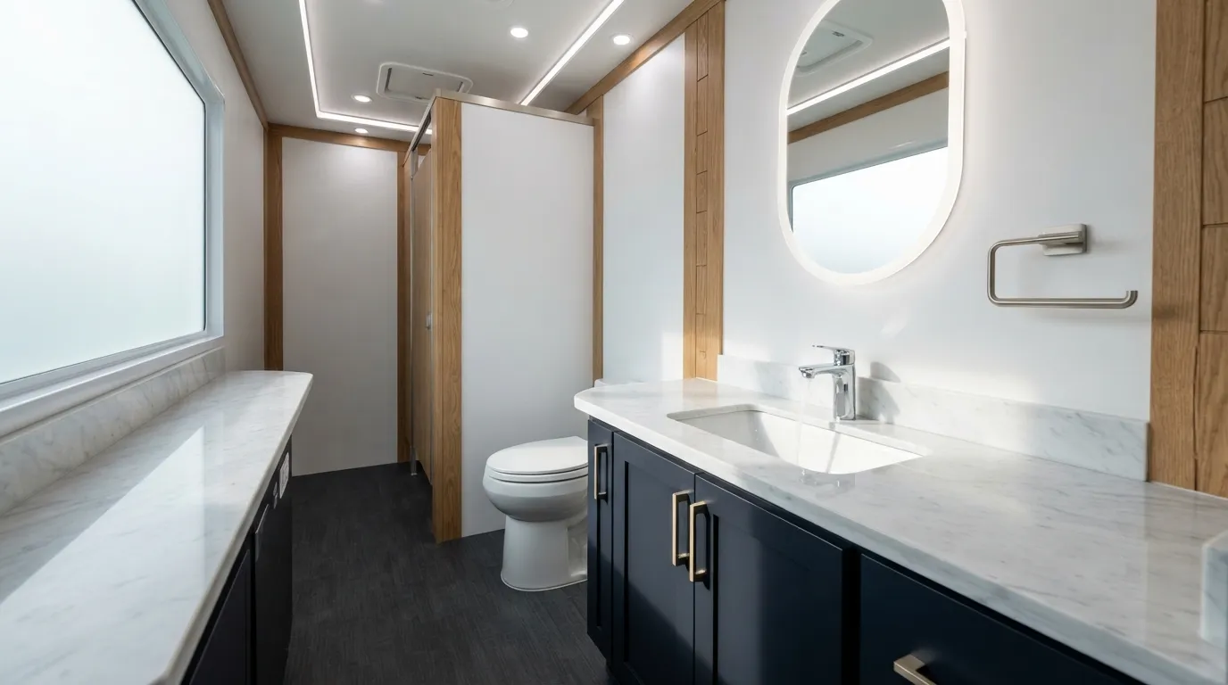 Luxury Restroom Trailer in Hollywood, FL